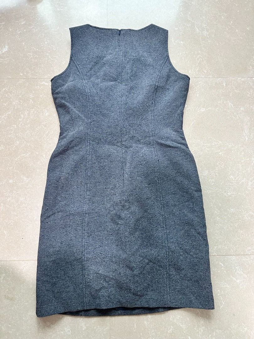MLM 38/M Work Dress Grey Sleeveless, Women's Fashion, Dresses u0026 Sets,  Dresses on Carousell