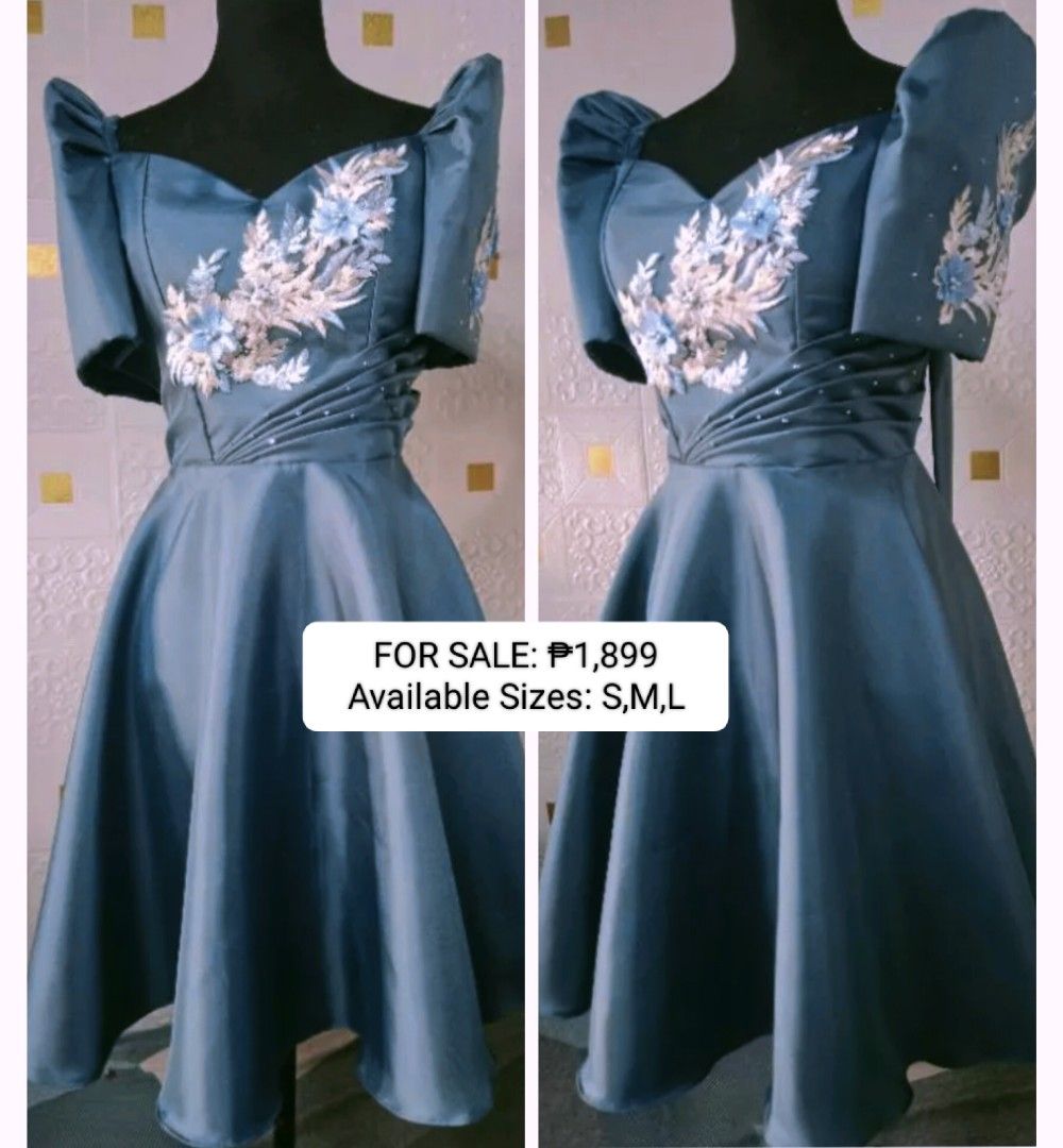 ROYAL BLUE FILIPINIANA GOWN (FOR RENT), Women's Fashion, Dresses & Sets,  Evening dresses & gowns on Carousell