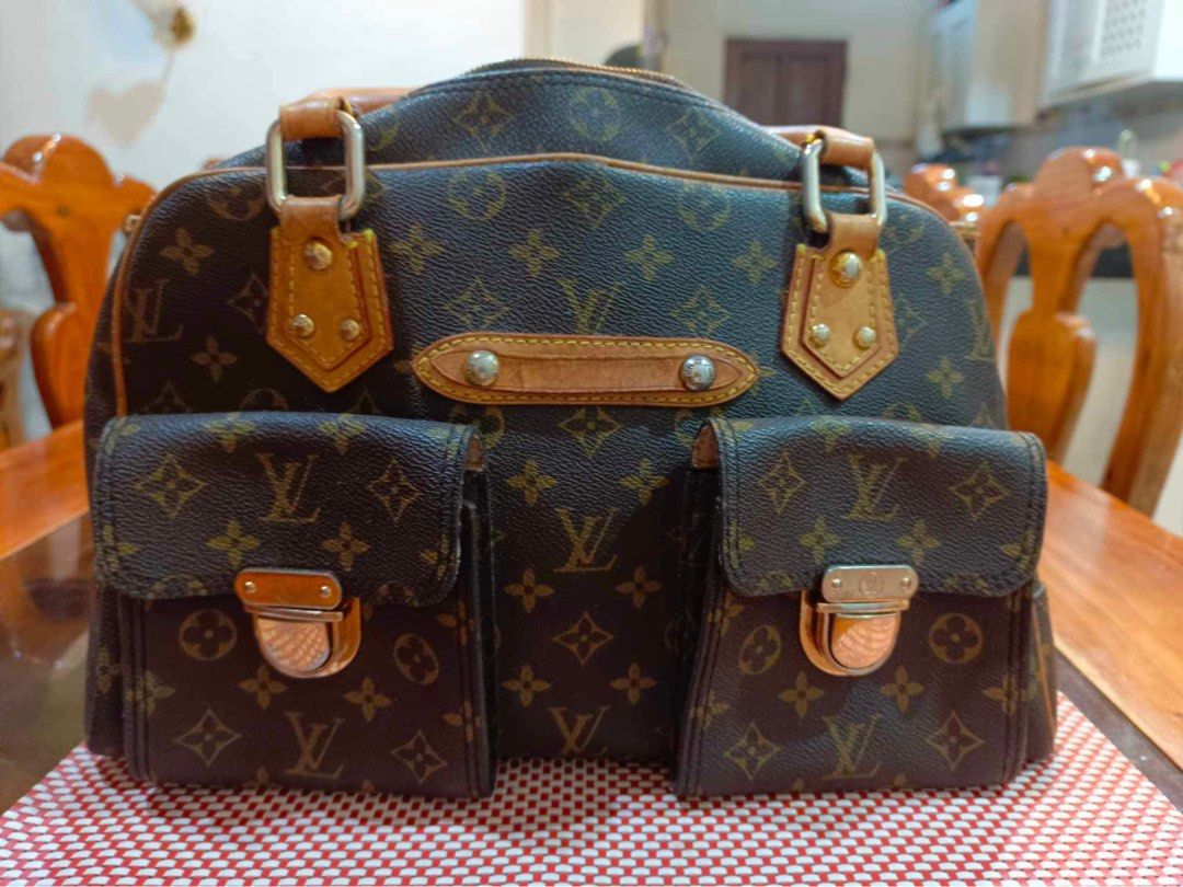Louis Vuitton Manhattan PM, Luxury, Bags & Wallets on Carousell