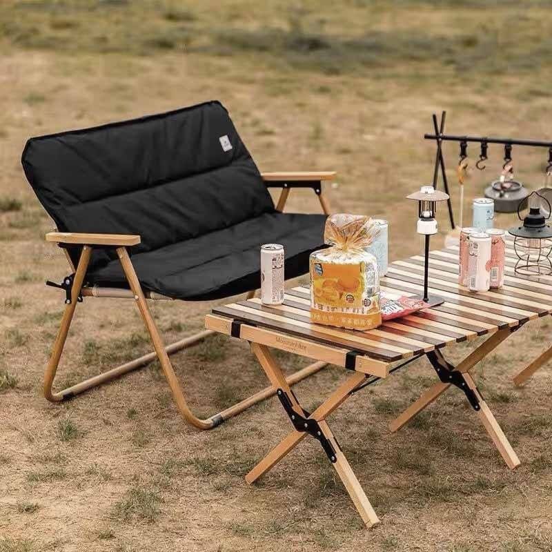 Cushion top camping chair