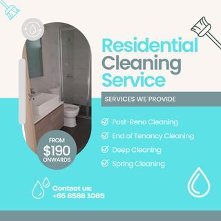 Move-in or Move-out Cleaning / Post Renovation Cleaning / Deep Cleaning Services/  End of Tenancy Cleaning / BTO Cleaning Services / Spring Cleaning