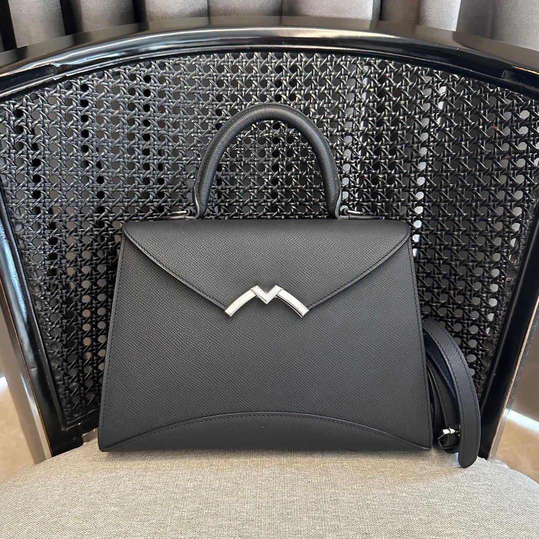 Moynat Mini Gabrielle Handbag in Black