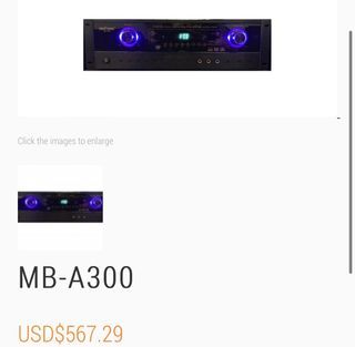 Music box amplifer mb-a300 ktv Karoake amplifer