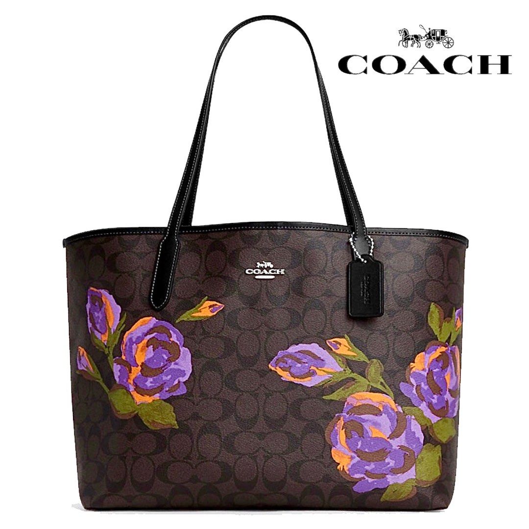 Coach Sig town tote Original, Luxury, Bags & Wallets on Carousell