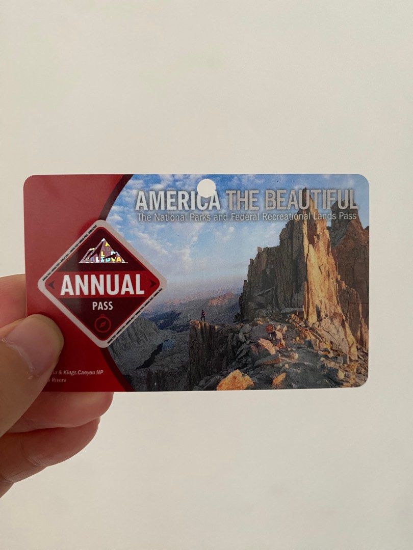 New US National Parks Annual Pass (Valid for 12 month till 2024 Aug