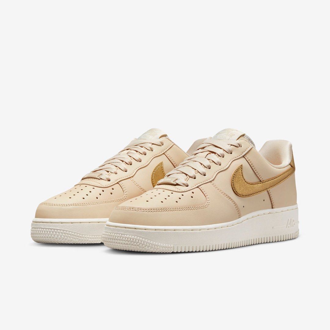 Nike Air Force 1 07 Essential Sanddrift Gold Women s Fashion