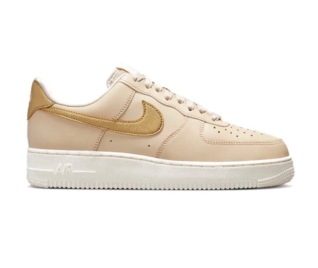 Nike Air Force 1 07 Essential Sanddrift Gold Women s Fashion