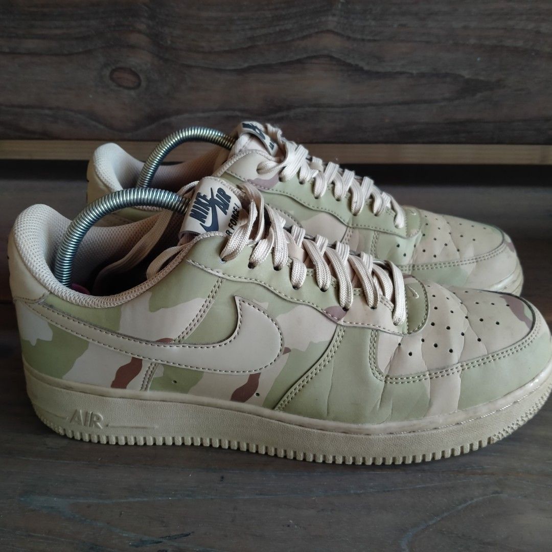 RARE🔥 Nike Air Force 1 Low Reflective Desert Camo Sz 7