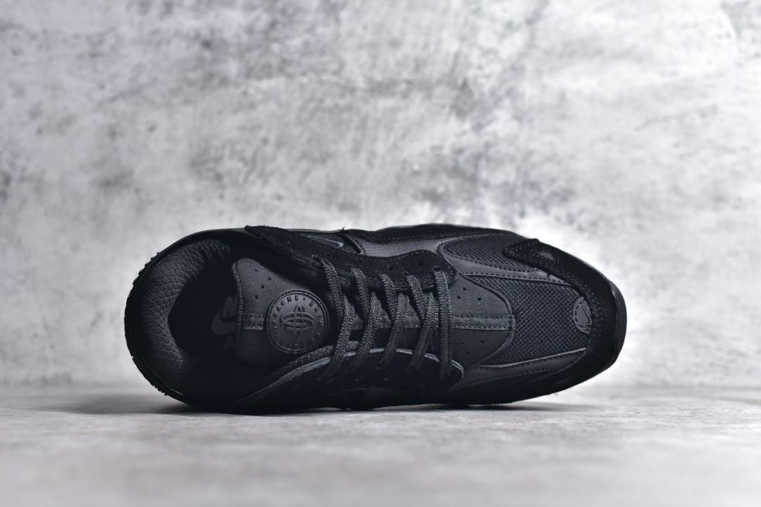 Nike Air Huarache Runner Triple black running shoes Men s Fashion