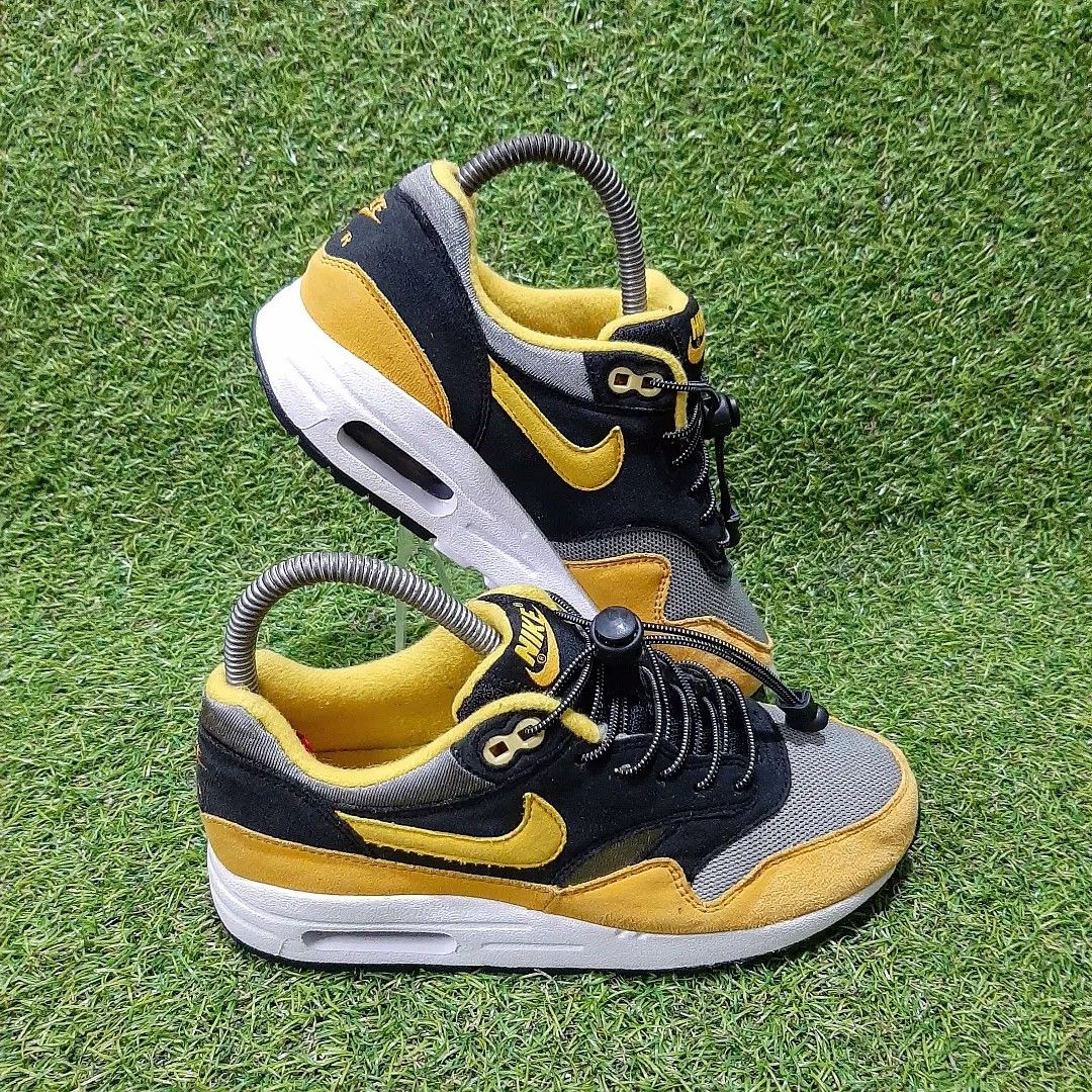 Air max 1 sales dark stucco vivid sulfur