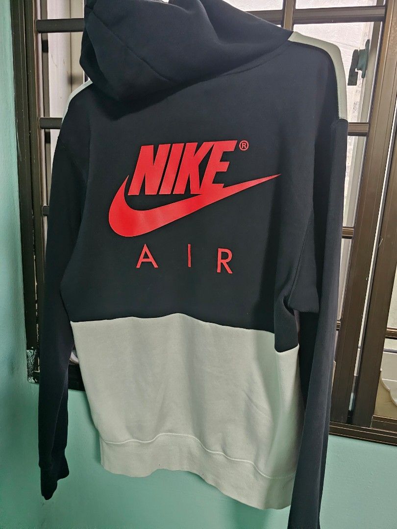 Nike air hoodie new arrivals red and black