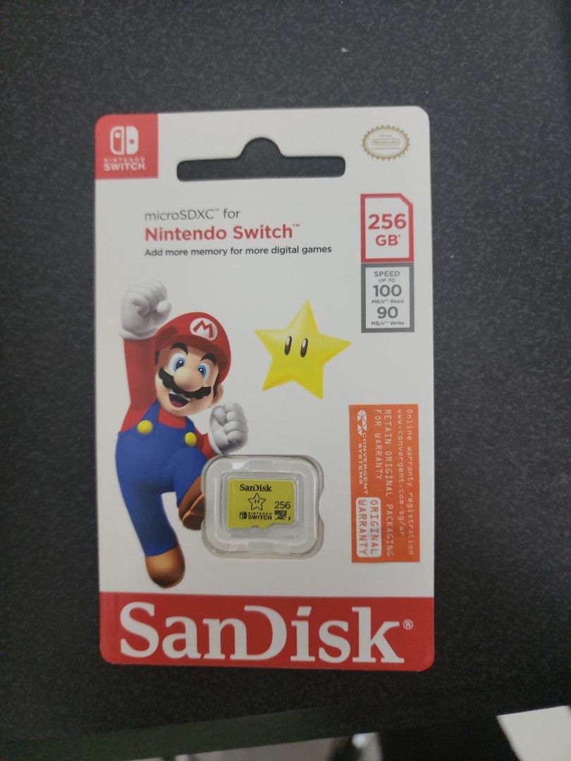 Nintendo Switch 256GB memory card, Computers & Tech, Parts