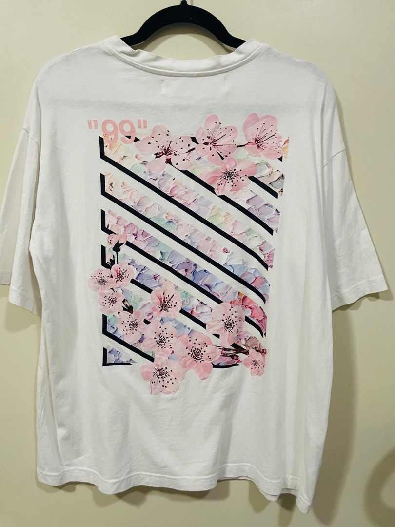 Off white sakura t shirt sales