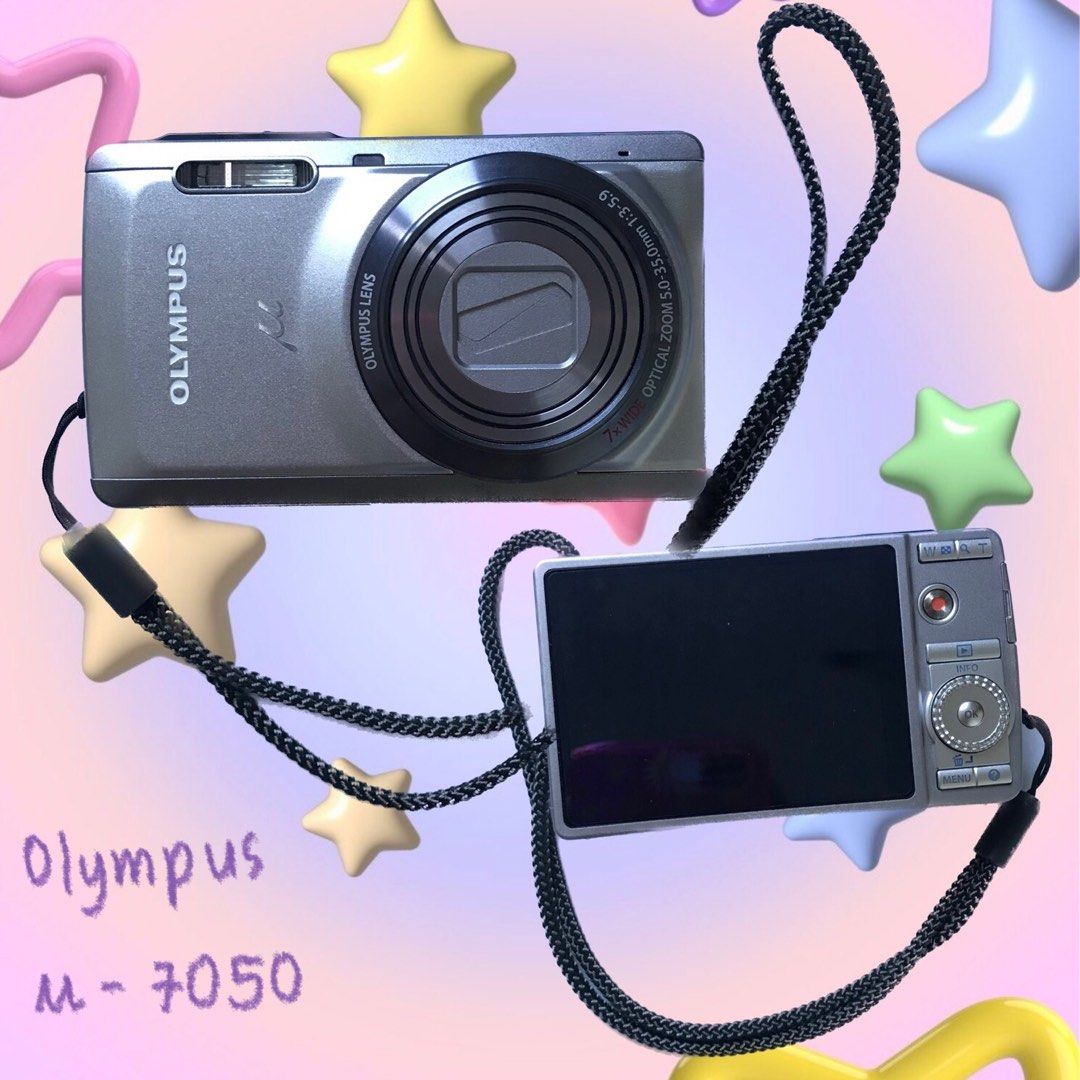 オリンパス OIRMPUS ミュー7050 SILVER シルバー - ビデオカメラ