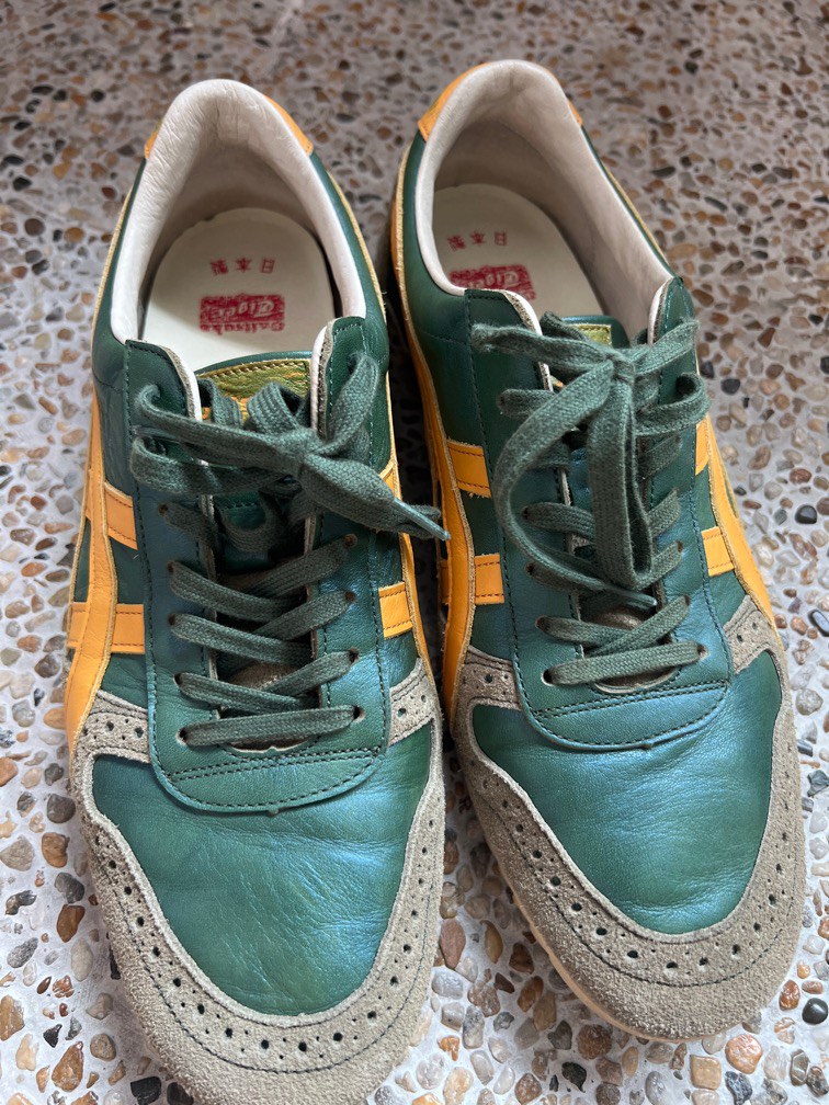 Onitsuka Tiger Leather Japan Made 25.0 Women s Fashion Footwear