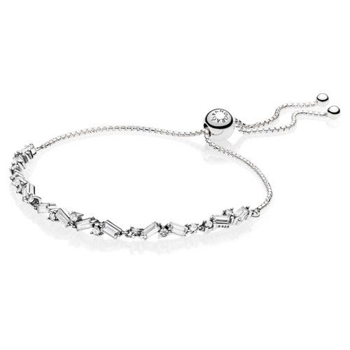 Pandora Authentic Glacial Lunumious Ice Beauty Sliding Bracelet