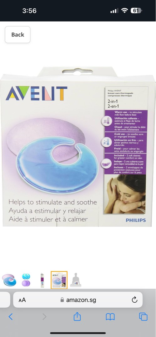 Avent clearance breastcare thermopads