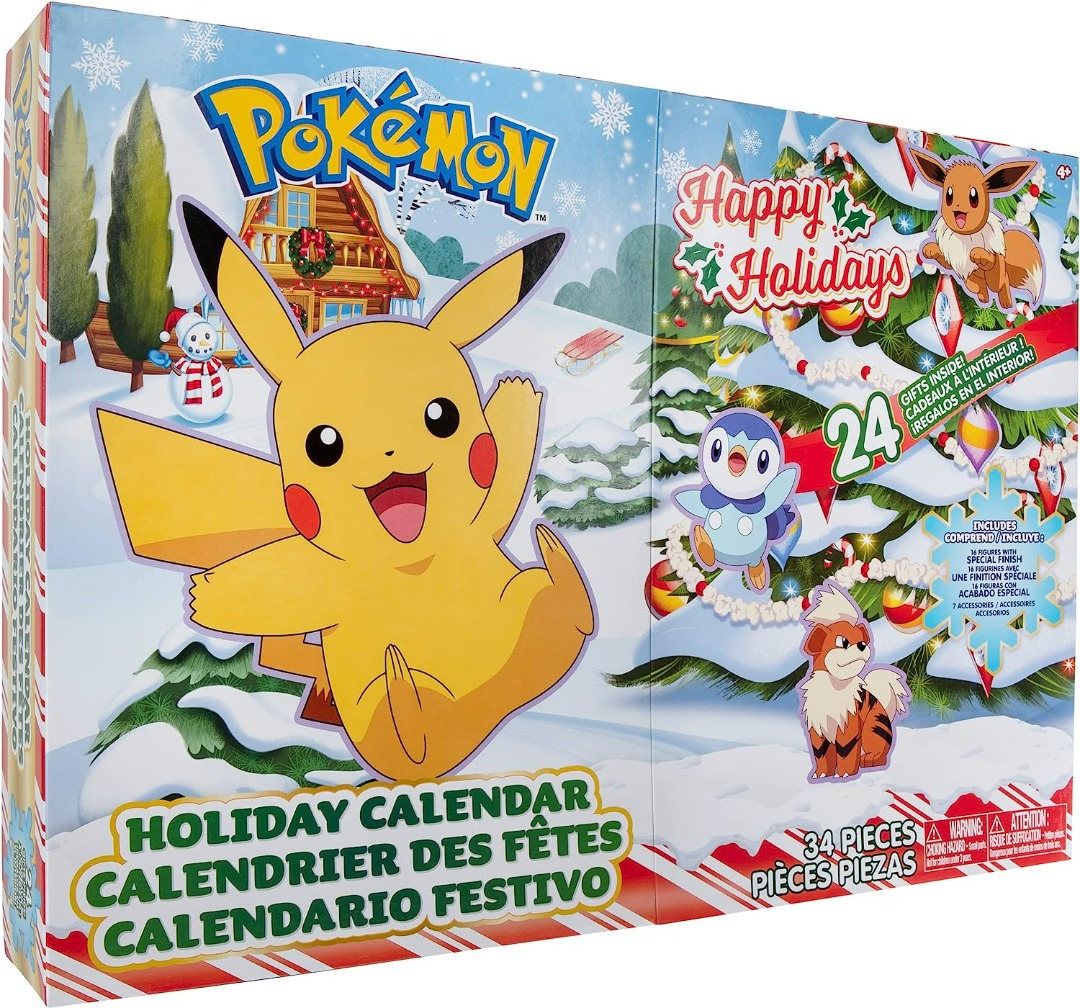 Pokemon Advent Calendar 2023, 興趣及遊戲, 玩具 & 遊戲類 Carousell