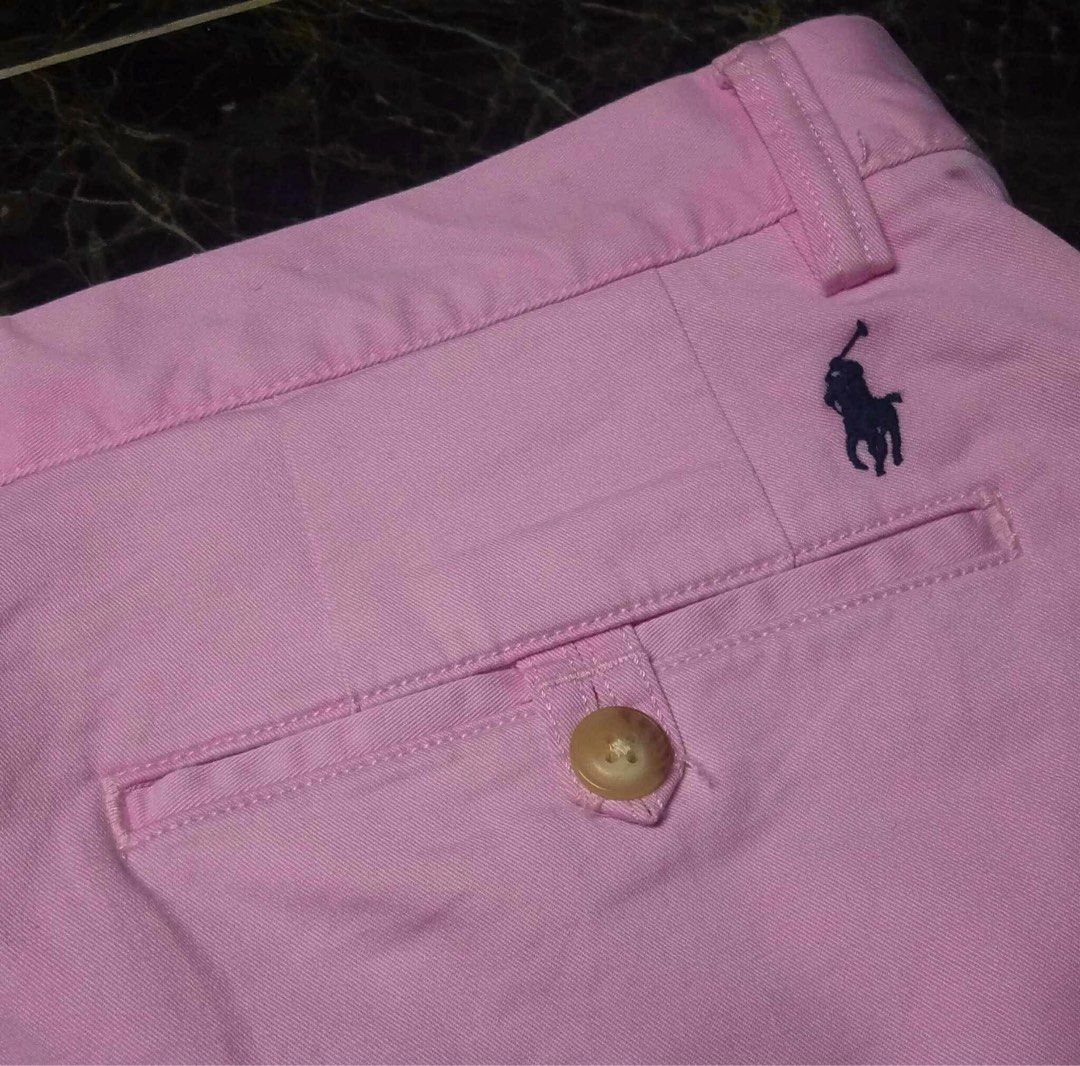 POLO RALPH LAUREN PINK CHINOS KHAKIS LONG PANTS SAIZ 37 Men s Fashion Bottoms Chinos on Carousell