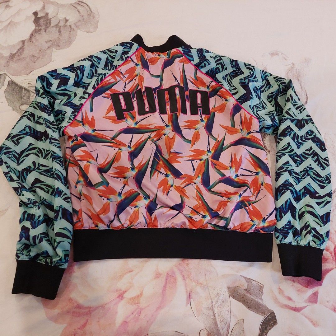 Puma reversible sales bomber jacket