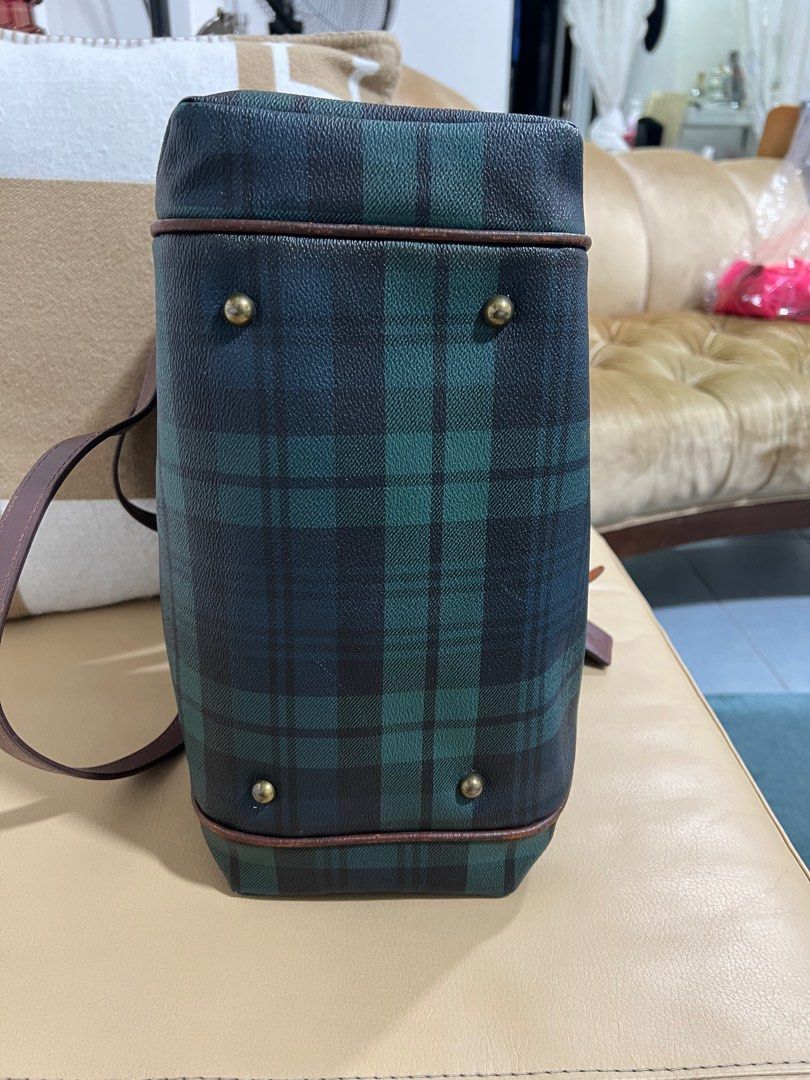 Polo Ralph Lauren Plaid Shoulder Bags