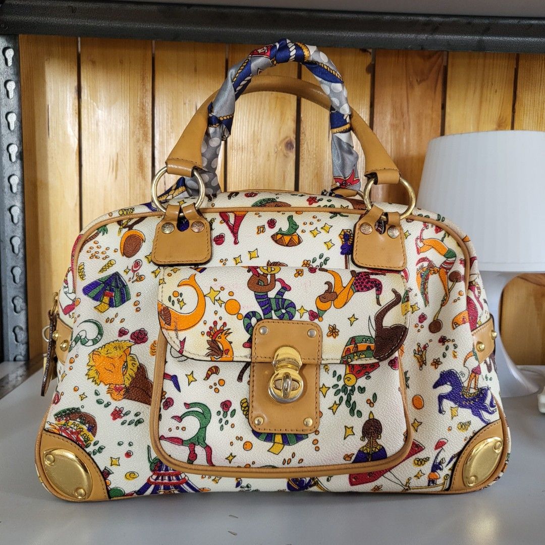 RARE PIERO GUIDI MAGIC CIRCUS BOSTON DOCTOR BAG