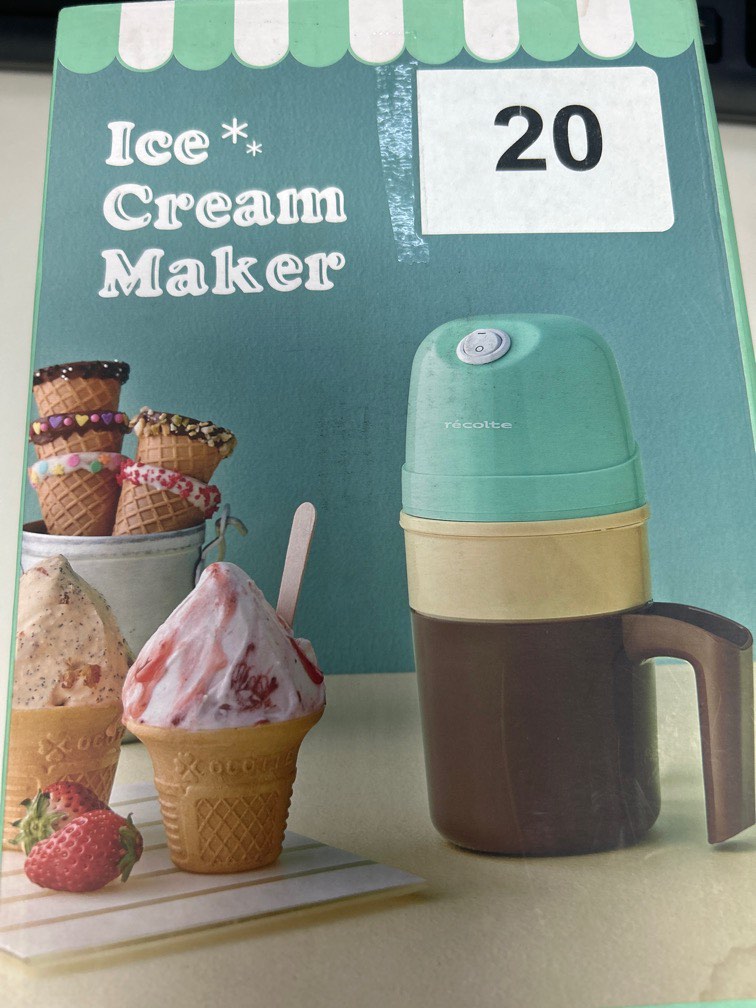 Recolte ice cream maker on sale