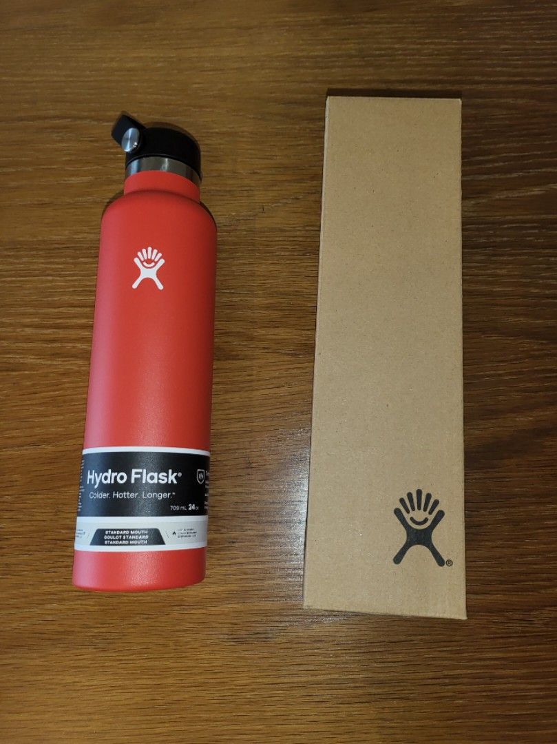 Red hydro flask 24 oz clearance