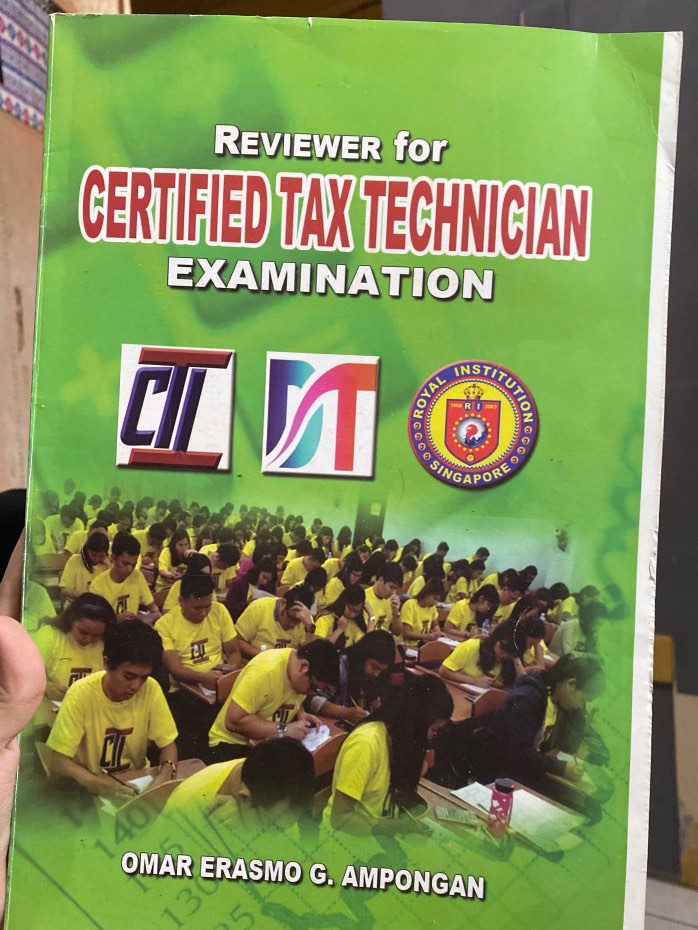 Reviewer for Certified Tax Technician CTT Exam by Ampongan, Hobbies