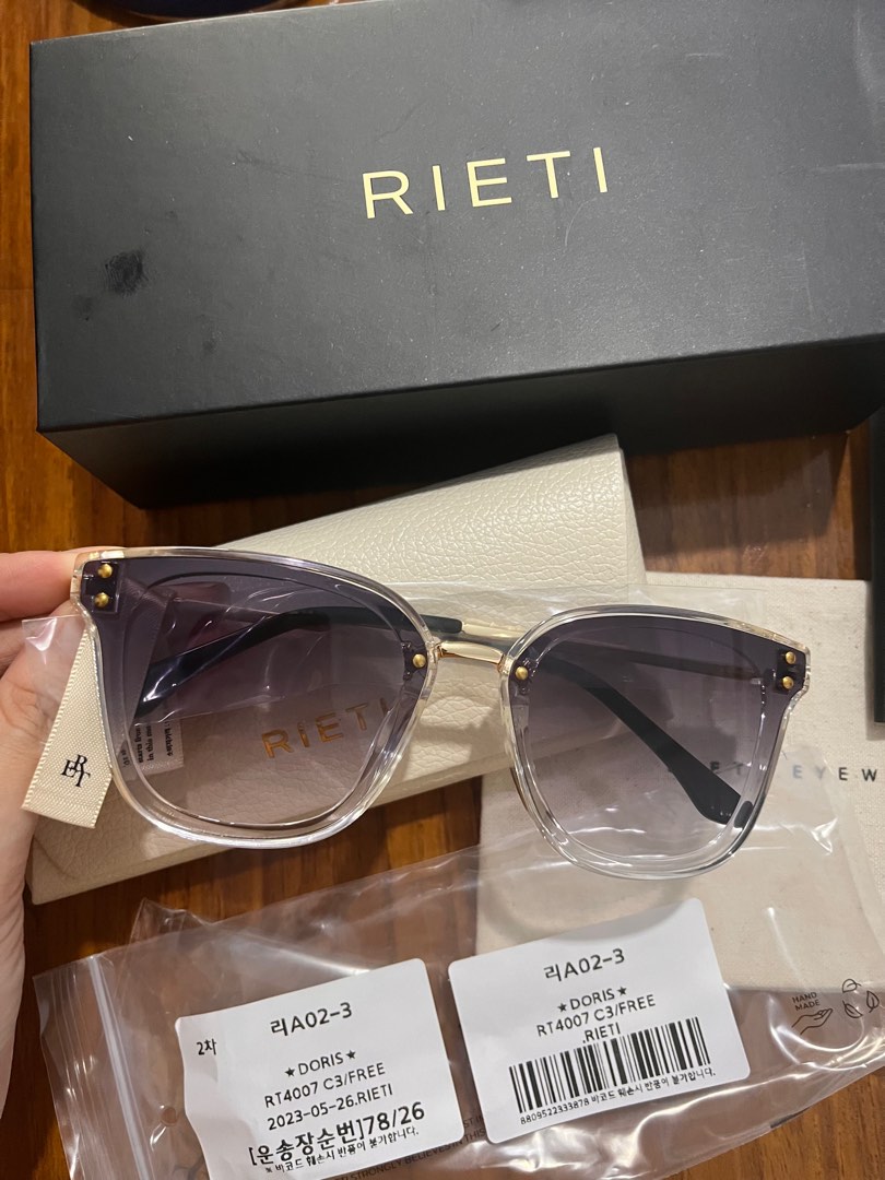 RIETI SUNGLASSES 100 original (kacamata hitam Hwang In Yeop, Seo Yea