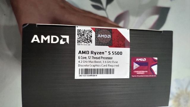 AMD Ryzen 5 5500 6C 3.6GHz 16MB 65W Socket AM4