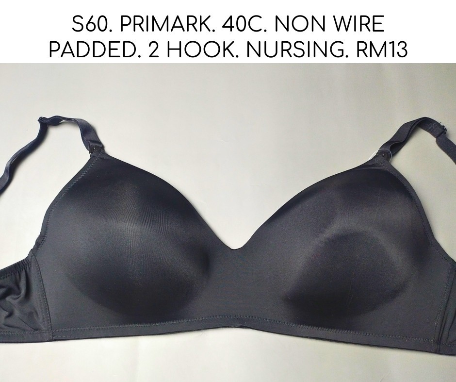 S60. Primark Nursing Bra 40C, Women's Fashion, New Undergarments &  Loungewear on Carousell