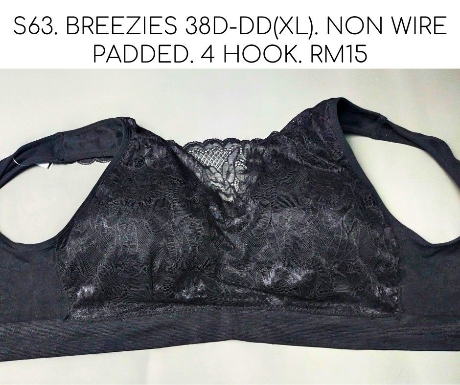 S63. Breezies Bra 38D-DD, Women's Fashion, New Undergarments & Loungewear  on Carousell
