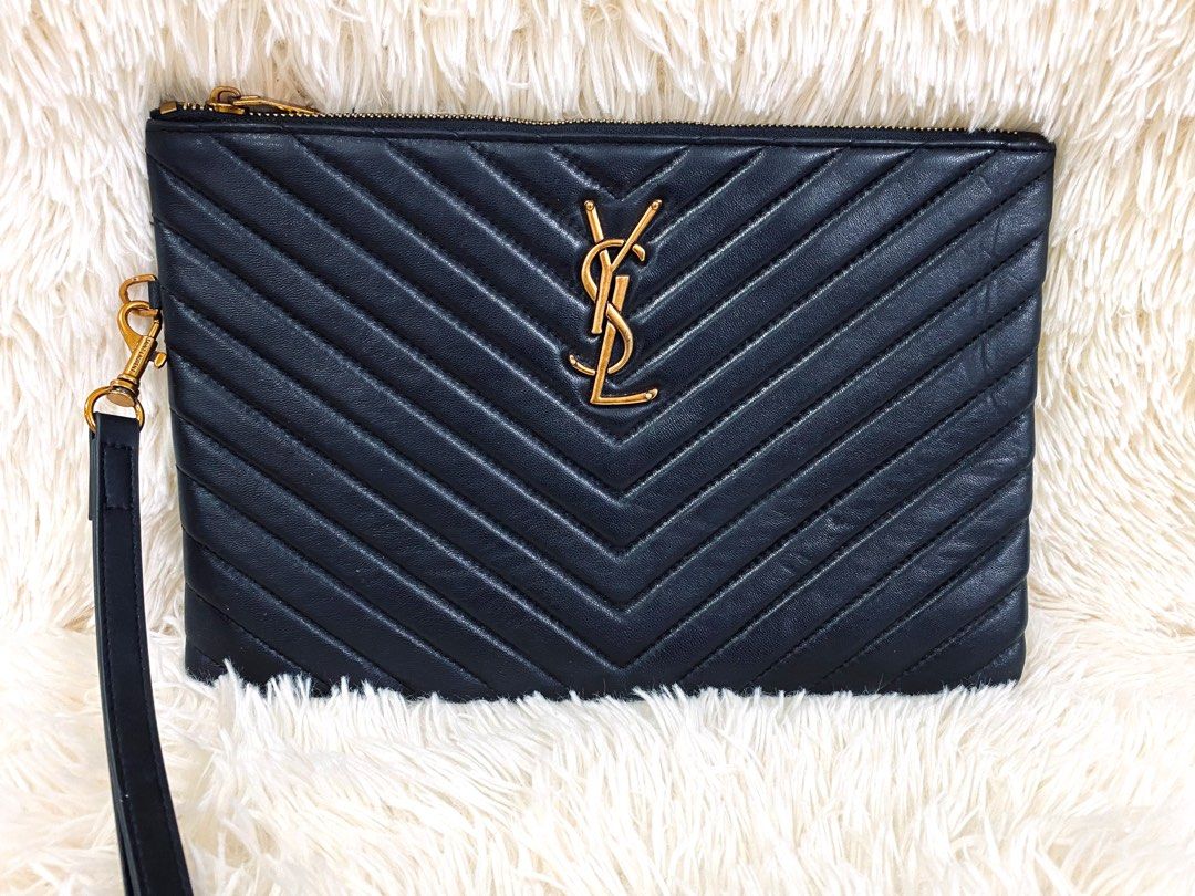 St best sale laurent wristlet