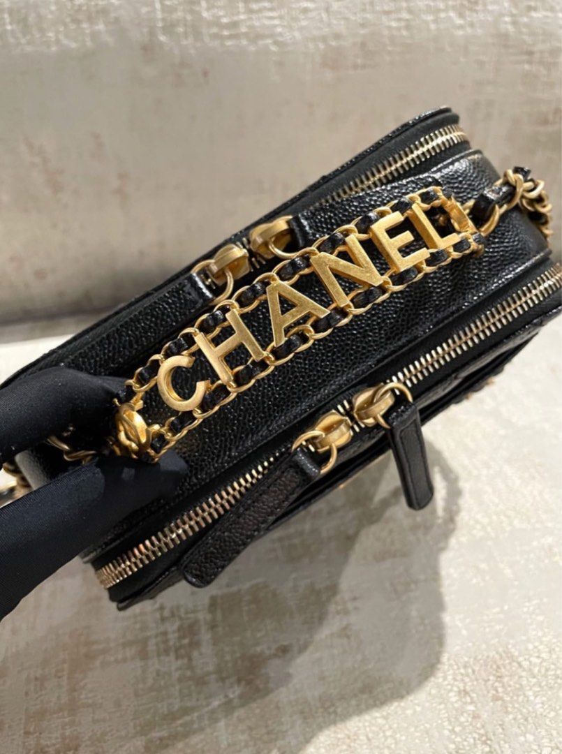 Chanel Button Up Double Zip Camera Bag (SHG-9ts5t9) – LuxeDH