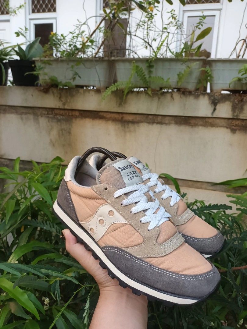 Saucony jazz low pro brown outlet tan