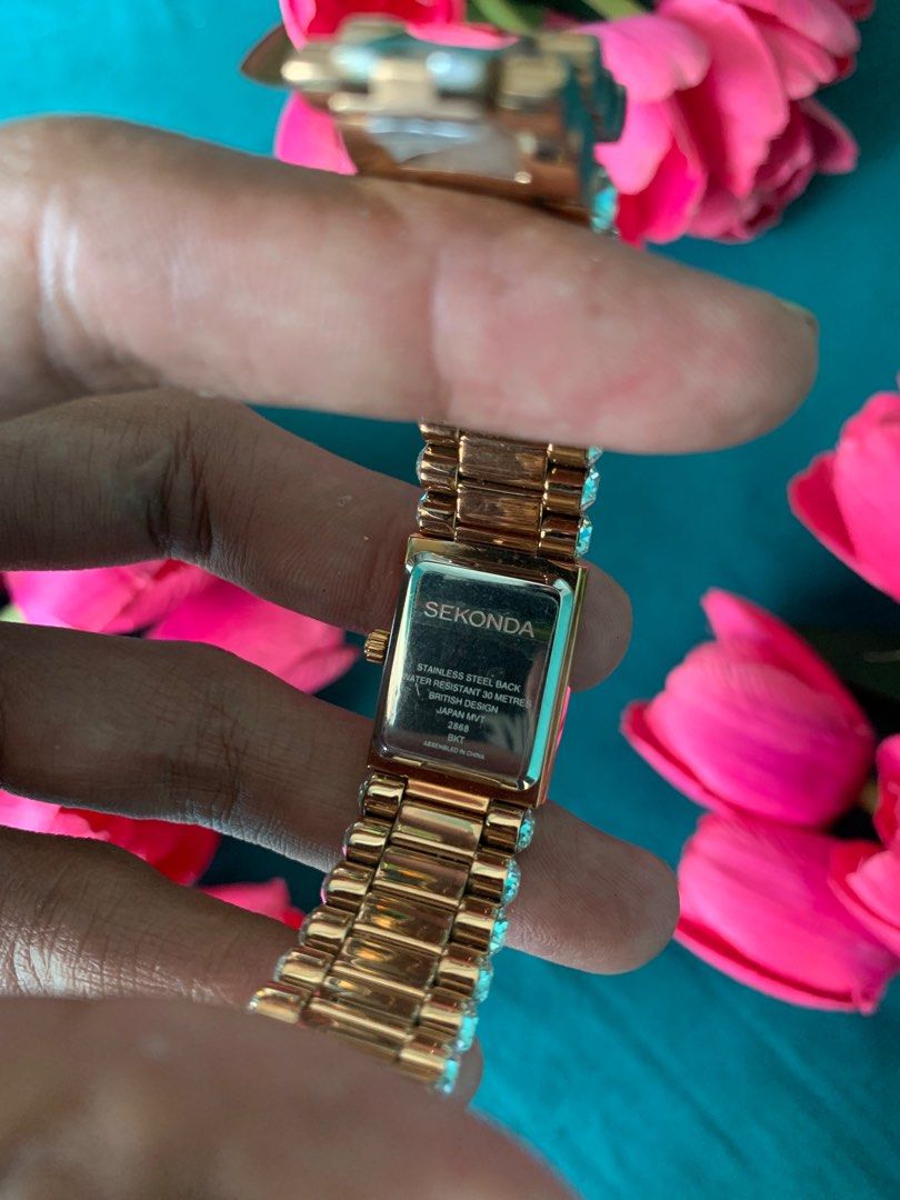 Seksy Edge Quartz Rose Gold Dial Steel Bracelet On Carousell 