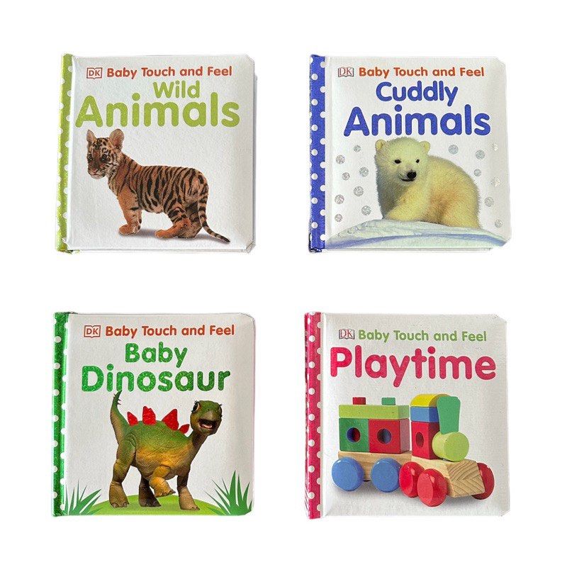 SG STOCK DK Baby Touch and Feel Books Wild Animals Cuddly