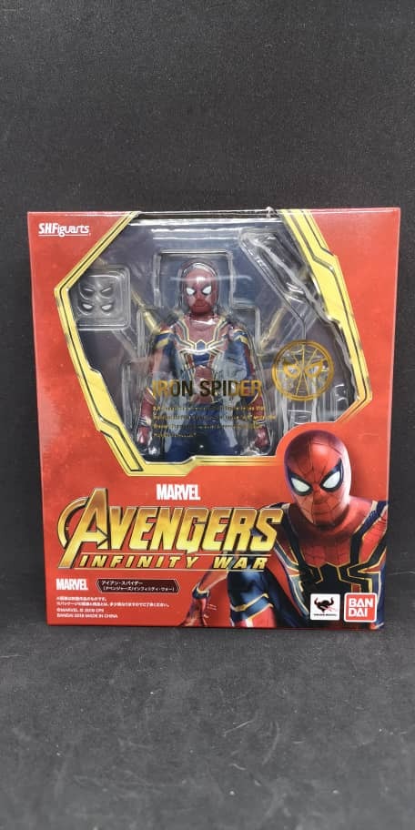 Sh figuarts avengers infinity top war iron spider