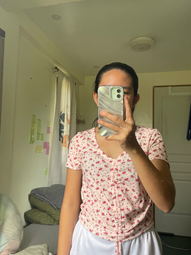 Pull crop top shein store