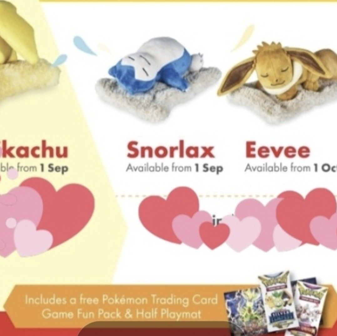 Shell Snorlax dehumidifier pokemon with trading card pack, Hobbies ...