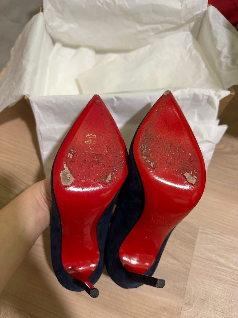 Navy red bottoms hot sale