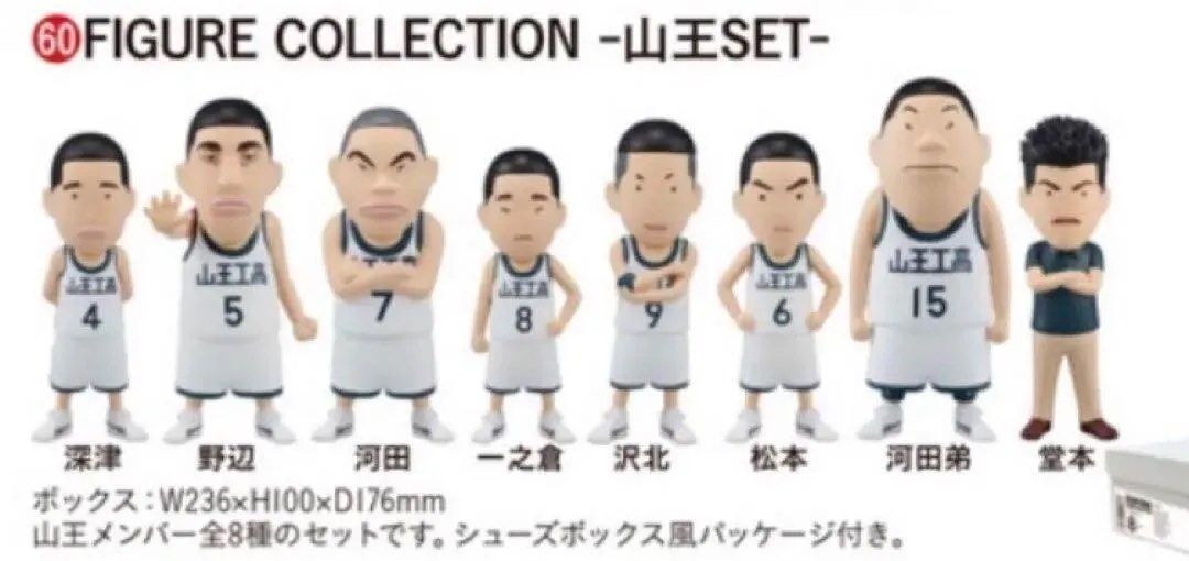 SLAM DUNK FIGURE COLLECTION 山王, 興趣及遊戲, 玩具& 遊戲類- Carousell