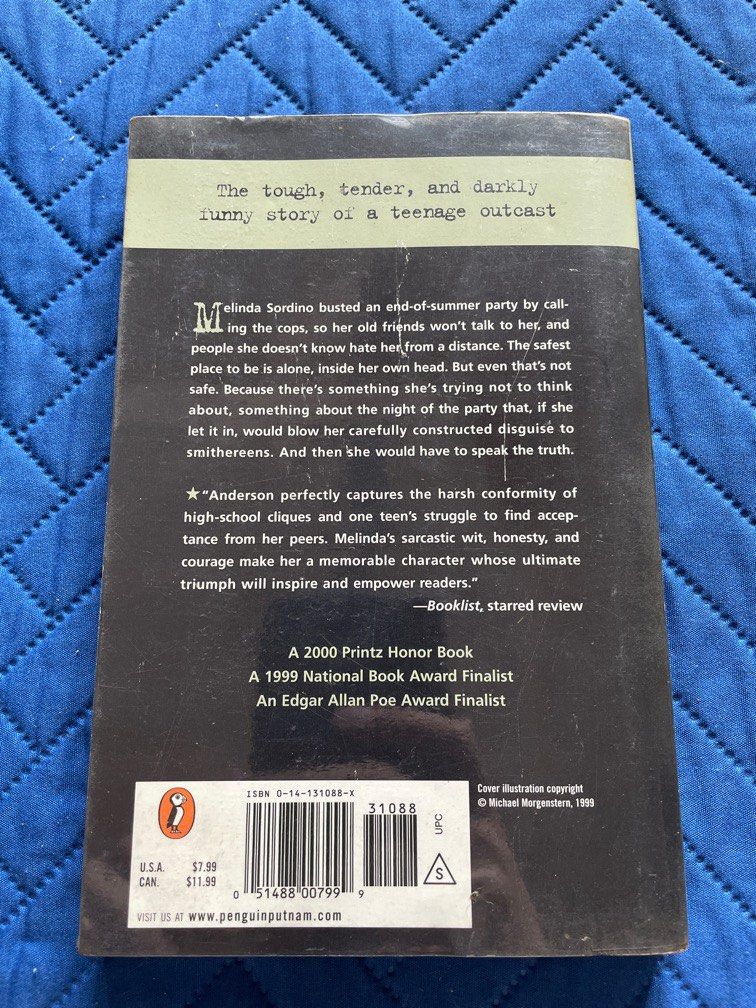 Speak by Laurie Halse Anderson (Category: Storybooks) located in Quezon City. Submitted by vannmd (Listing ID 1253222877, Image 2). Description: .