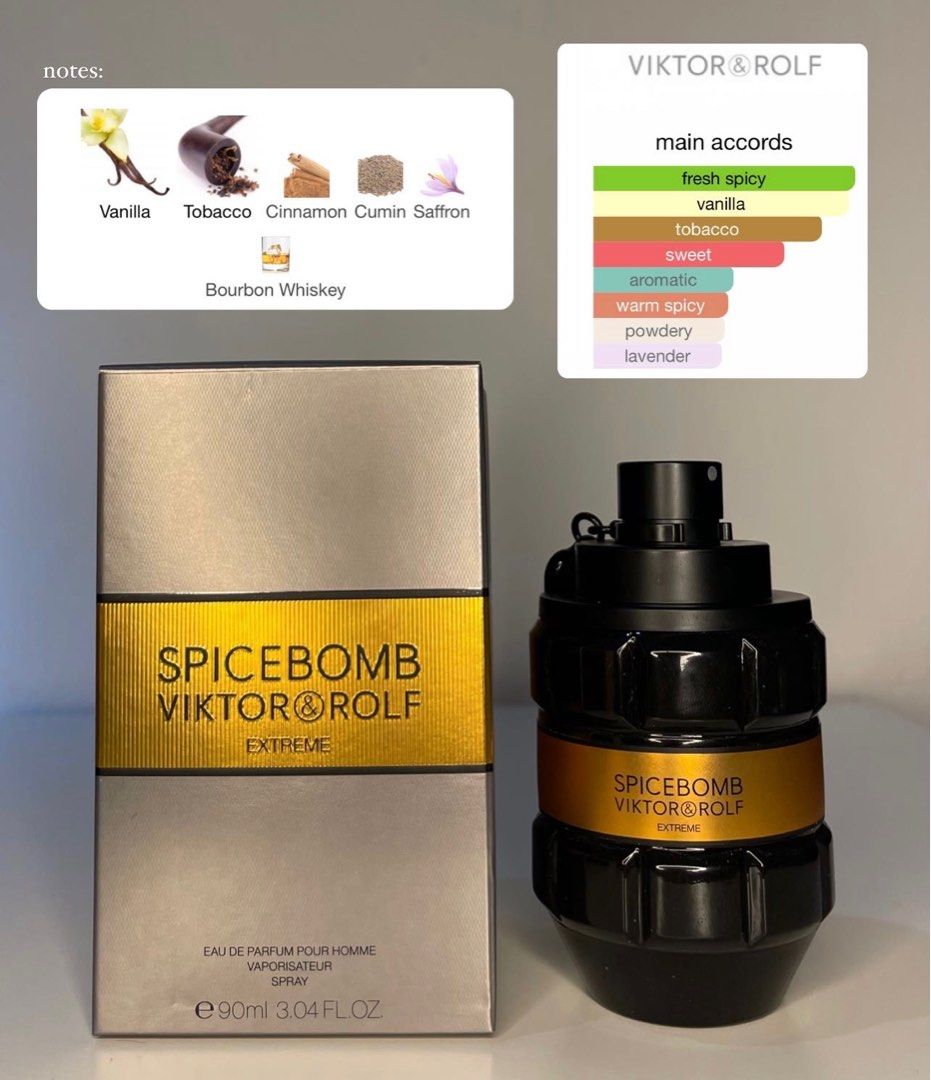Spicebomb Extreme by Viktor & Rolf (90ml), Beauty & Personal Care,  Fragrance & Deodorants on Carousell