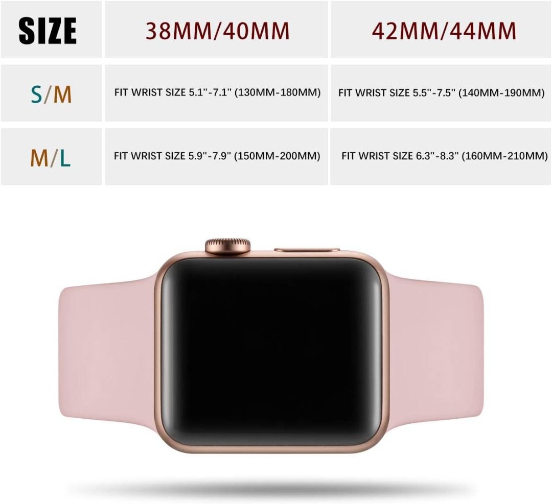 Ouwe Gaga Strap Compatible with Watch Strap 38mm 40mm 41mm 42mm 44mm 45mm Silicon Bands Compatible with Watch SE iWatch Series 7 6 5 4 3 2 1 38mm 40mm 41mm S M Turquoise Mobile Phones Gadgets Wearable...