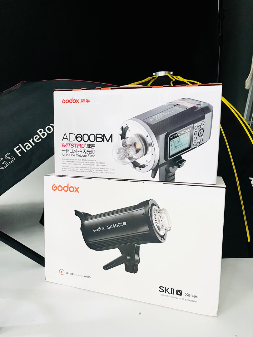 Studio Equipment Bundle (rm4200 value) for only Rm2499. Godox Ad600BM