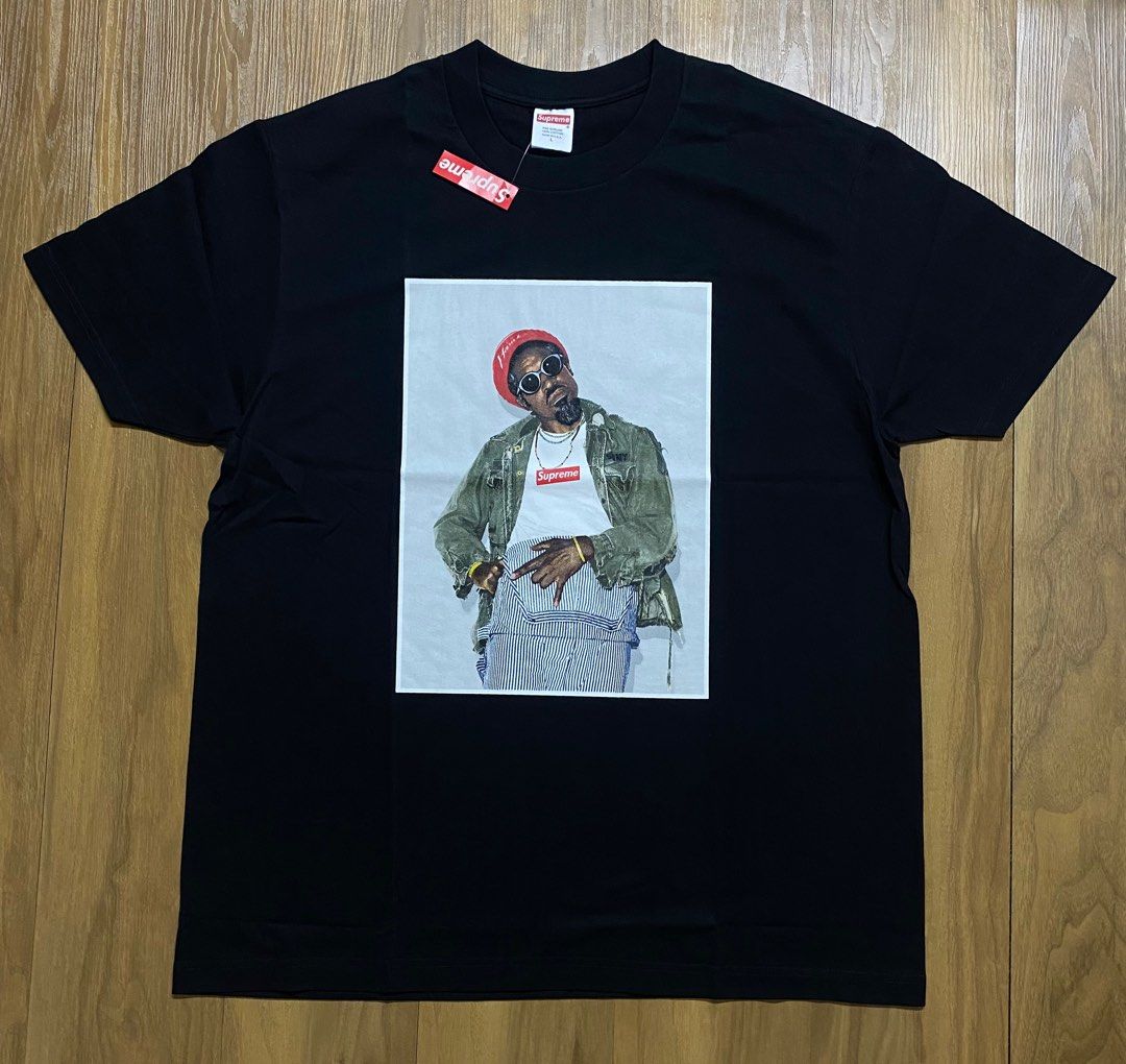 Supreme Andre 3000 Photo Tee Men s Fashion Tops Sets Tshirts