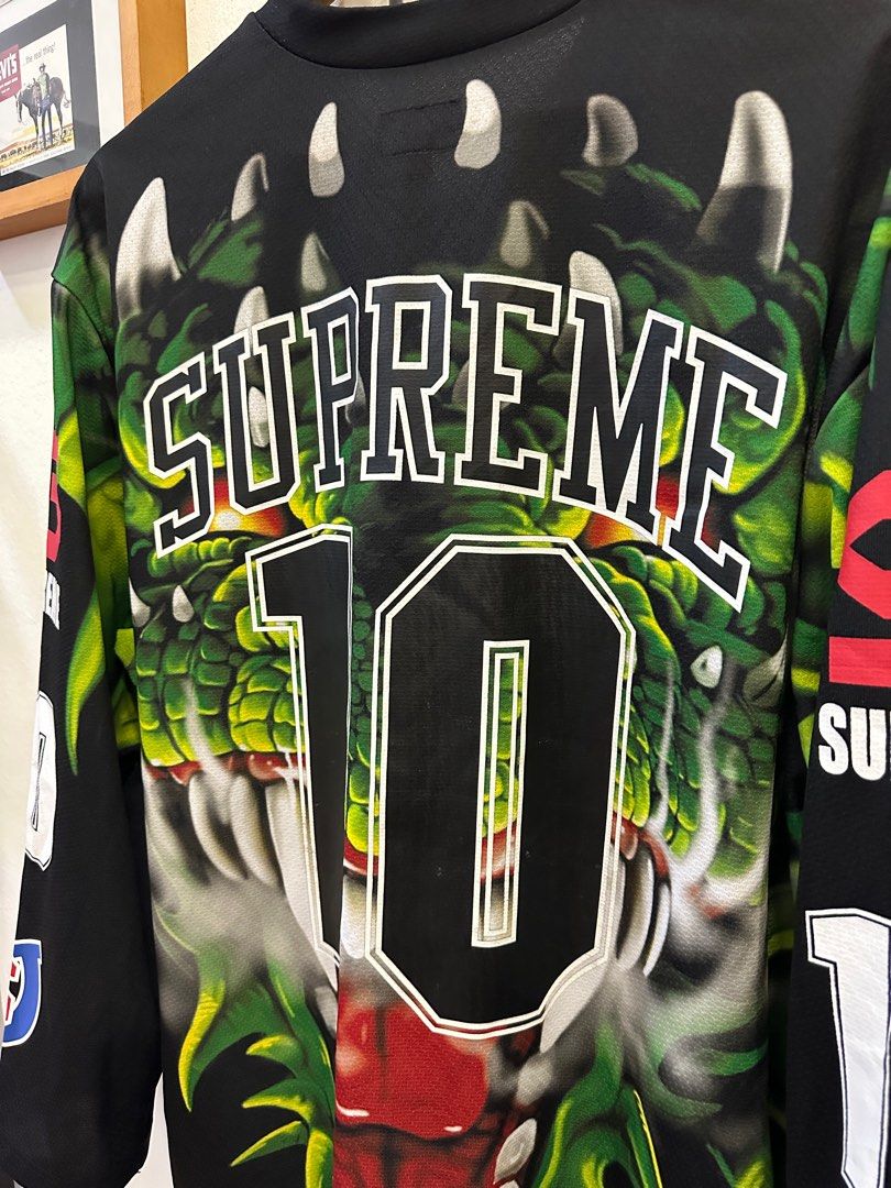 SUPREME DRAGON HOCKEY JERSEY SS20, Men's Fashion, Tops & Sets