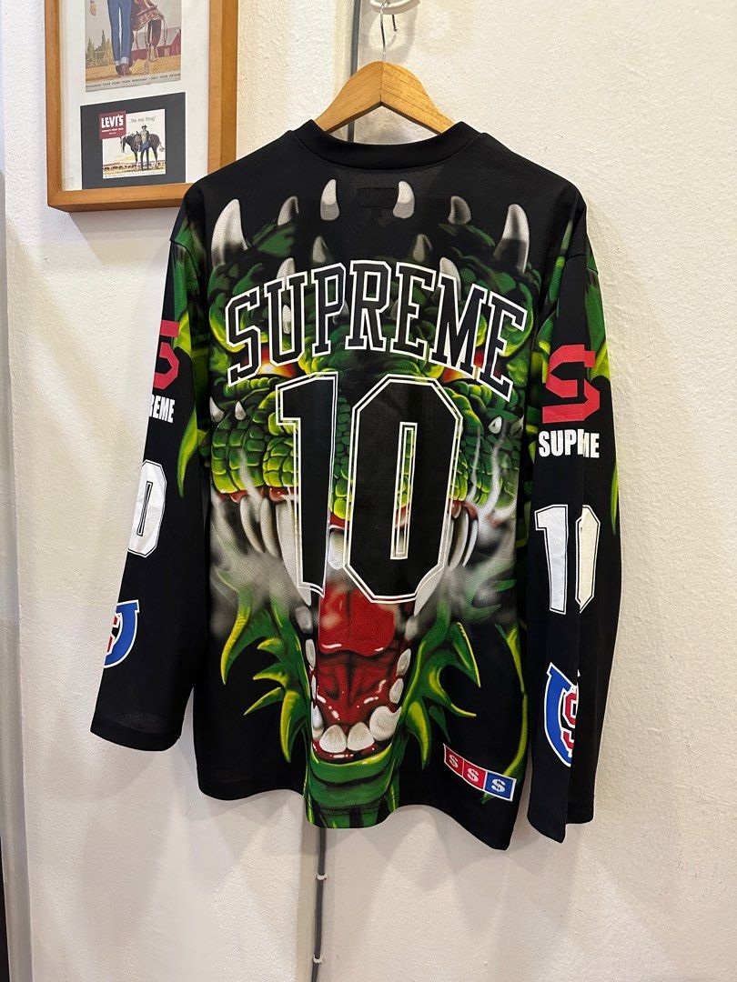 SUPREME DRAGON HOCKEY JERSEY SS20, Men's Fashion, Tops & Sets